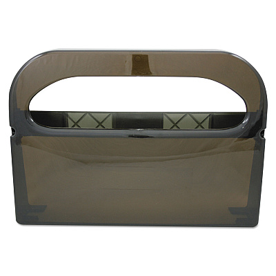 HOSPECO Health Gards Toilet Seat Cover Dispenser, Half-Fold, 16 x 3.25 x 11.5, Smoke (HOSHG12SMO)