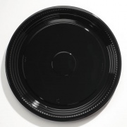 WNA Caterline Casuals Thermoformed Platters, 16" Diameter, Black, Plastic, 25/Carton (A516PBL)