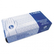 Inteplast Group Embossed Polyethylene Disposable Gloves, Large, Powder-Free, Clear, 500/Box, 4 Boxes/Carton (GLLG2K)