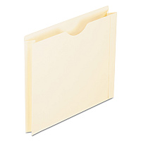 Pendaflex Manila Reinforced File Jackets, 2-Ply Straight Tab, Letter Size, Manila, 50/Box (PFX22200)