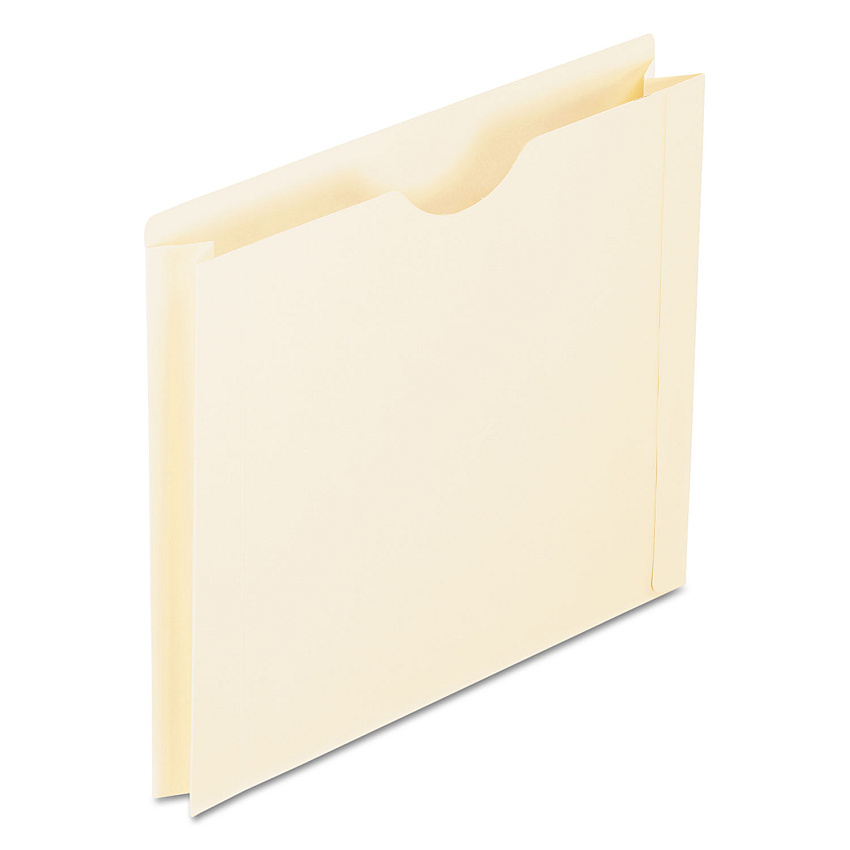 Pendaflex Manila Reinforced File Jackets, 2-Ply Straight Tab, Letter Size, Manila, 50/Box (PFX22200)