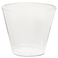 WNA Comet Plastic Tumbler, 5 oz, Clear, Squat, 50/Pack, 20 Packs/Carton (WNAT5S)