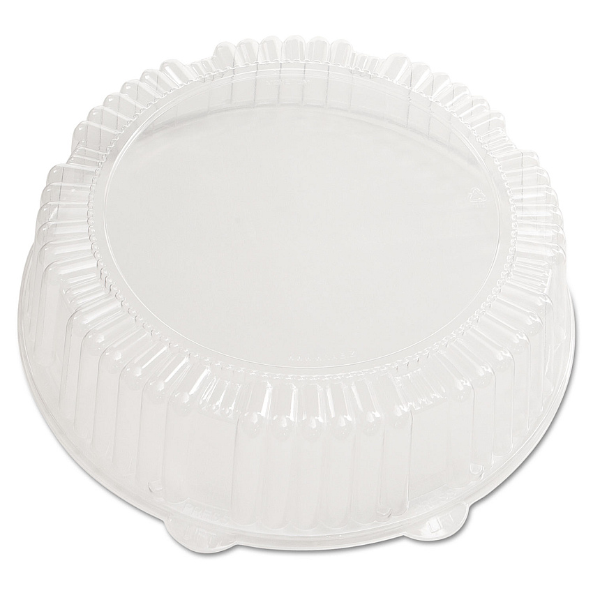 WNA Caterline Dome Lids, 12" Diameter x 275"h, Clear, Plastic, 25/Carton (WNAA12PETDM)