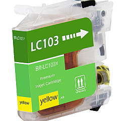 Premium Compatible Ink Cartridge (LC103Y)