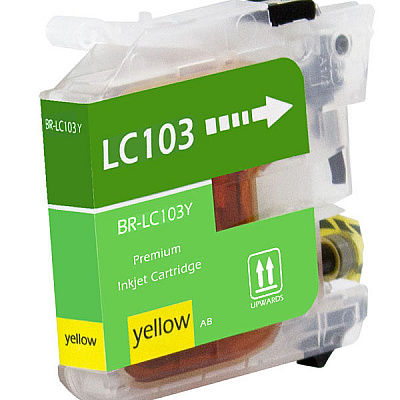 Premium Compatible Ink Cartridge (LC103Y)