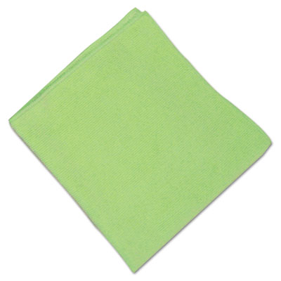 Boardwalk Microfiber Cleaning Cloths,16 X 16, Green, 12/carton (BWKMFKG)