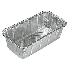 HFA Aluminum Baking Pan, #2 Loaf, 2 lb Capacity, 8 x 3.88 x 2.59, 200/Carton (HFA31630)