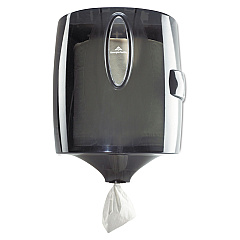 Georgia Pacific Professional Center-Pull Paper Towel Dispenser, 9.9 X 10 X 10.5, Translucent Smoke (GPC54050)