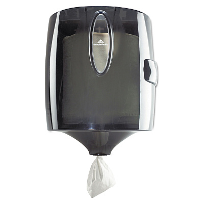 Georgia Pacific Professional Center-Pull Paper Towel Dispenser, 9.9 X 10 X 10.5, Translucent Smoke (GPC54050)