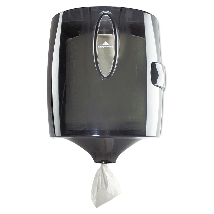 Georgia Pacific Professional Center-Pull Paper Towel Dispenser, 9.9 X 10 X 10.5, Translucent Smoke (GPC54050)