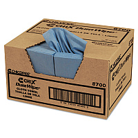 Chicopee VeraClean Critical Cleaning Wipes, Smooth Texture, 1/4 Fold, 1-Ply, 12 x 13, Unscented, Blue, 400/Carton (CHI8700)