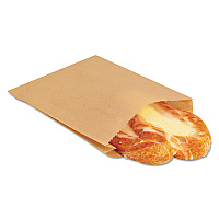 Bagcraft EcoCraft Grease-Resistant Sandwich Bags, 6.5" x 1" x 8", Natural, 2,000/Carton (BGC300100)