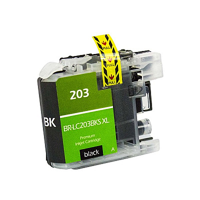 Premium Compatible Ink Cartridge (LC203BKS LC203BKXL) (LC203BKS, LC203BKXL)