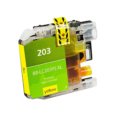 Premium Compatible Ink Cartridge (LC203YS LC203YXL) (LC203YS, LC203YXL)