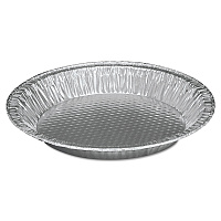 HFA Aluminum Pie Pan, #10, 9.63" Diameter x 1.22"h, 200/Carton (HFA30535)