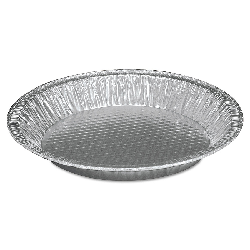 HFA Aluminum Pie Pan, #10, 9.63" Diameter x 1.22"h, 200/Carton (HFA30535)