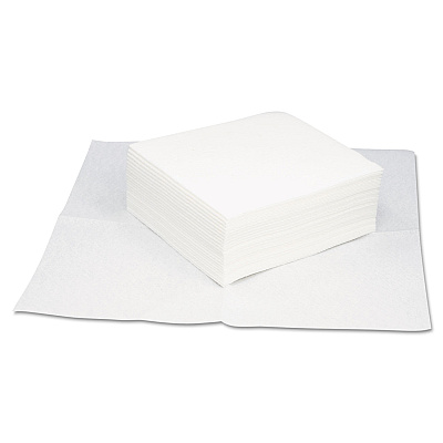 HOSPECO TASKBrand Grease and Oil Wipers, Quarterfold, 12 x 13.25, White, 50/Pack, 16 Packs/Carton (HOSGOA5500)