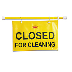 Rubbermaid Commercial Site Safety Hanging Sign, 50 x 1 x 13, Yellow (RCP9S15YEL)