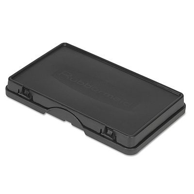 Rubbermaid Commercial Storage/Trash Compartment Cover, Plastic, Black (RCP6179BLA)