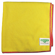 Unger SmartColor MicroWipes 4000, Heavy-Duty, 16 x 15, Yellow/Red, 10/Pack (UNGMF40Y)