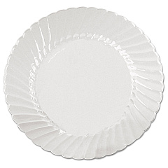 WNA Classicware Plates, Plastic, 6" dia, Clear, 18/Bag, 10 Bags/Carton (WNACW6180)