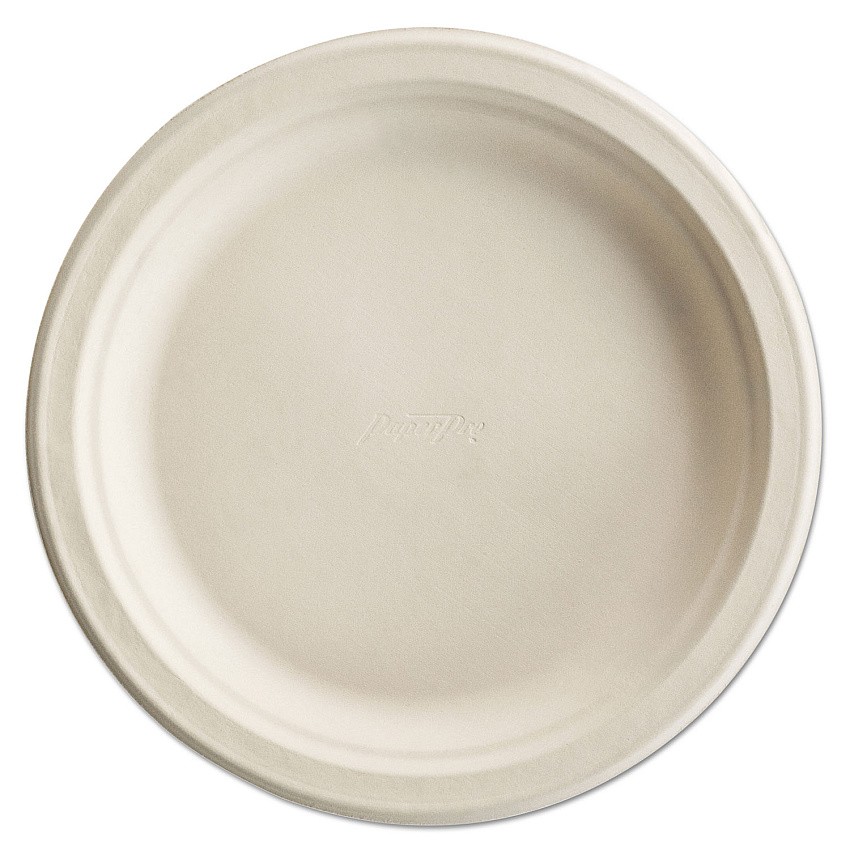 Chinet Paper Pro Round Plates, 8.75" dia, White, 125/Pack, 4 Packs/Carton (HUH25775)