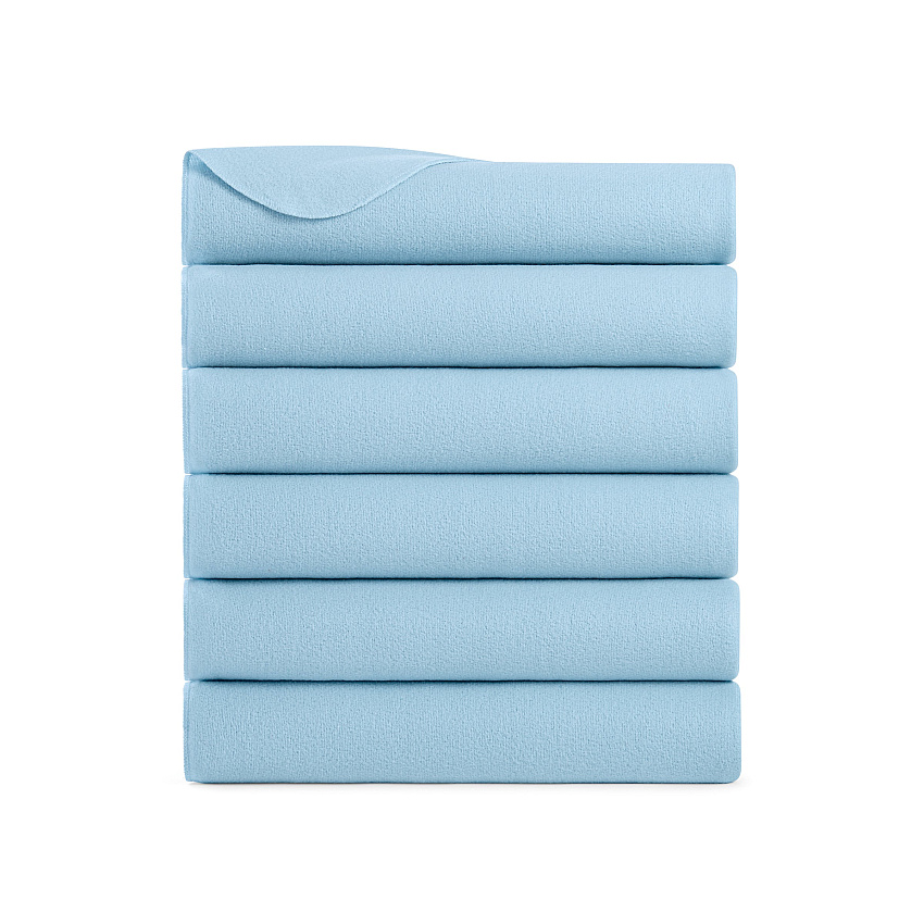 Cozy Soft Polar Fleece Throw 50x60 Blue (case Of 24) (FLC-PLR-5060-6PK-LB)