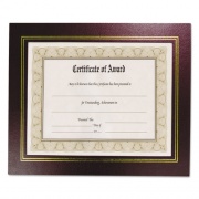 NuDell Leatherette Document Frame, 8.5 x 11, Burgundy, Pack of Two (21200)
