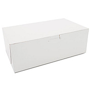 SCT White One-Piece Non-Window Bakery Boxes, 10 x 6 x 3.5, White, Paper, 250/Bundle (SCH1017)