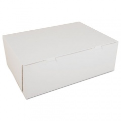 SCT Non-Window Bakery Boxes, 14.5 x 10.5 x 5, White, 100/Carton (1005)