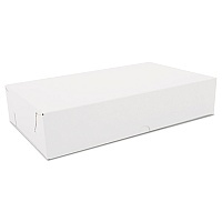 SCT Two-Piece Sausage and Meat-Patty Boxes, 12 x 7 x 2.5, White, Paper, 100/Carton (SCH1701)