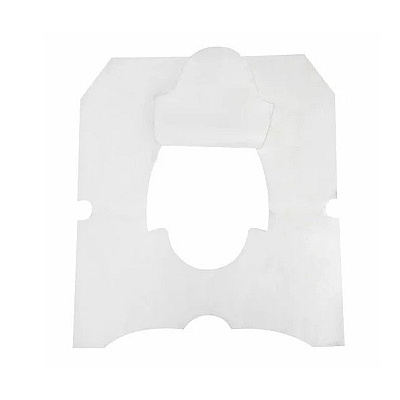 Evogen Toilet Seat Covers, White, Half Fold, 125/pk - 24 Pk/cs, Case Of 3000 (EVNT-3125)