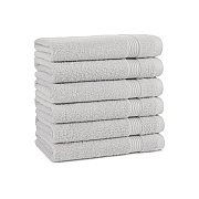 Host & Home Hand Towel 16x28 Light Grey, Pack Of 6 (HT-HH1628-3.5-LGY)