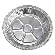 HFA Aluminum Pie Pan, 24 oz, 9" Diameter x 1.06"h, 200/Carton (HFA30430)