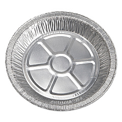 HFA Aluminum Pie Pan, 24 oz, 9" Diameter x 1.06"h, 200/Carton (HFA30430)