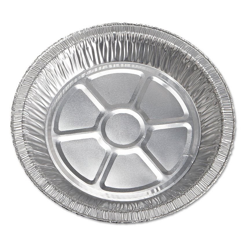 HFA Aluminum Pie Pan, 24 oz, 9" Diameter x 1.06"h, 200/Carton (HFA30430)