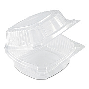 Pactiv Evergreen ClearView SmartLock Hinged Lid Container, 20 oz, 5.75 x 6 x 3, Clear, Plastic, 500/Carton (PCTYCI81160)