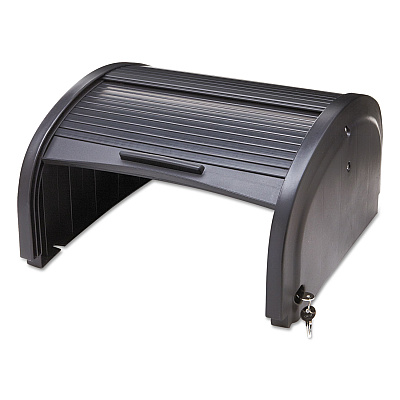 Rubbermaid Commercial Locking Security Hood, 17.75w x 10.3h, Black (RCP9T86BLA)