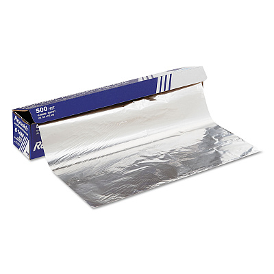 Reynolds Wrap Metro Aluminum Foil Roll, Standard Gauge, 18" x 500 ft (RFP614M)