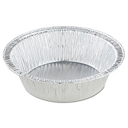 HFA Aluminum Pans, 8 oz, 5" Diameter x 3.38"h, 2,000/Carton (HFA30625)