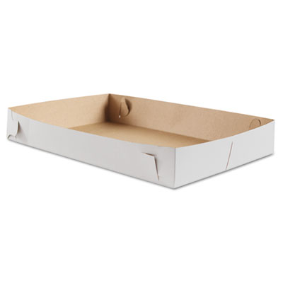SCT DONUT TRAYS, 17 X 11.5 X 2.5, WHITE, 100/BUNDLE (SCH2021)
