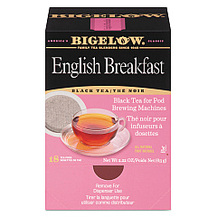 Bigelow English Breakfast Tea Pods, 1.90 oz, 18/Box (BTC009906)