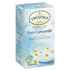 TWININGS Tea Bags, Pure Camomile, 1.76 oz, 25/Box (TWG09178)