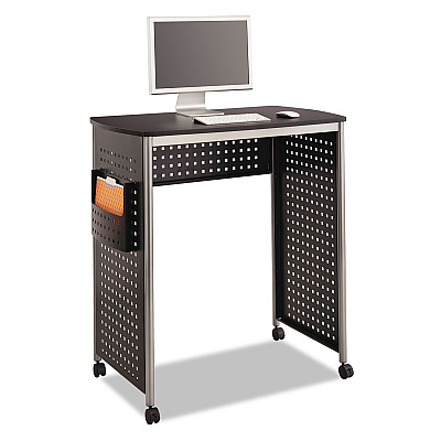 Safco Scoot Stand-Up Desk, 39.5" x 23.25" x 41.75" to 42", Black (SAF1908BL)