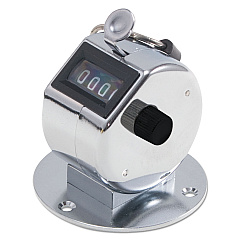Bates Tally II Desk Model Tally Counter, Registers 0-9999, Chrome (AVT9841005)
