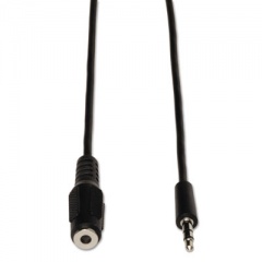 Tripp Lite 3.5mm Mini Stereo Audio Extension Cable for Speakers and Headphones (M/F), 6 ft. (P311006)