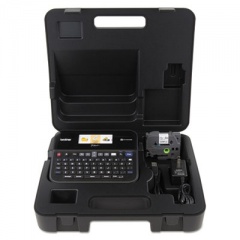 Brother PT-D600VP PC-Connectable Label Maker with Color Display and Carry Case, 30 mm/s Print Speed, 8 x 7.63 x 3.38