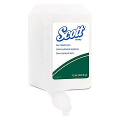 Scott Skin Relief Lotion, 1 L Bottle, Fragrance Free, 6/Carton (KCC35365CT)