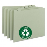Smead 100% Recycled Daily Top Tab File Guide Set, 1/5-Cut Top Tab, 1 to 31, 8.5 x 11, Green, 31/Set (50369)