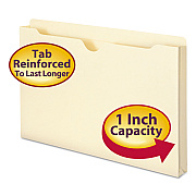 Smead Manila File Jackets, 2-Ply Straight Tab, Legal Size, Manila, 50/Box (SMD76520)